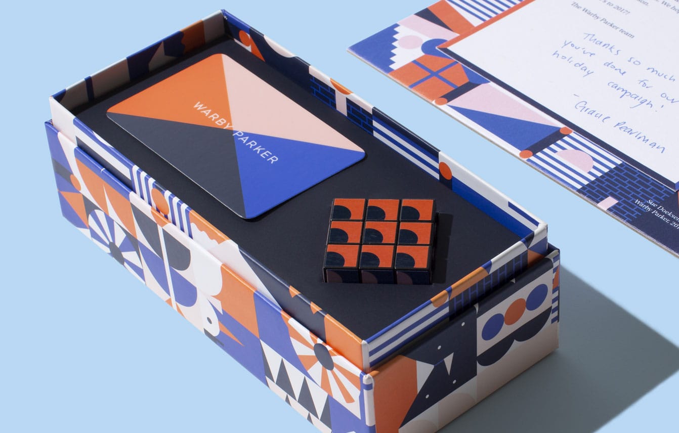 Custom Branded Rubik's Cube for Warby Parker Eyewear | DRIVe Marketing Group of Portland, Oregon