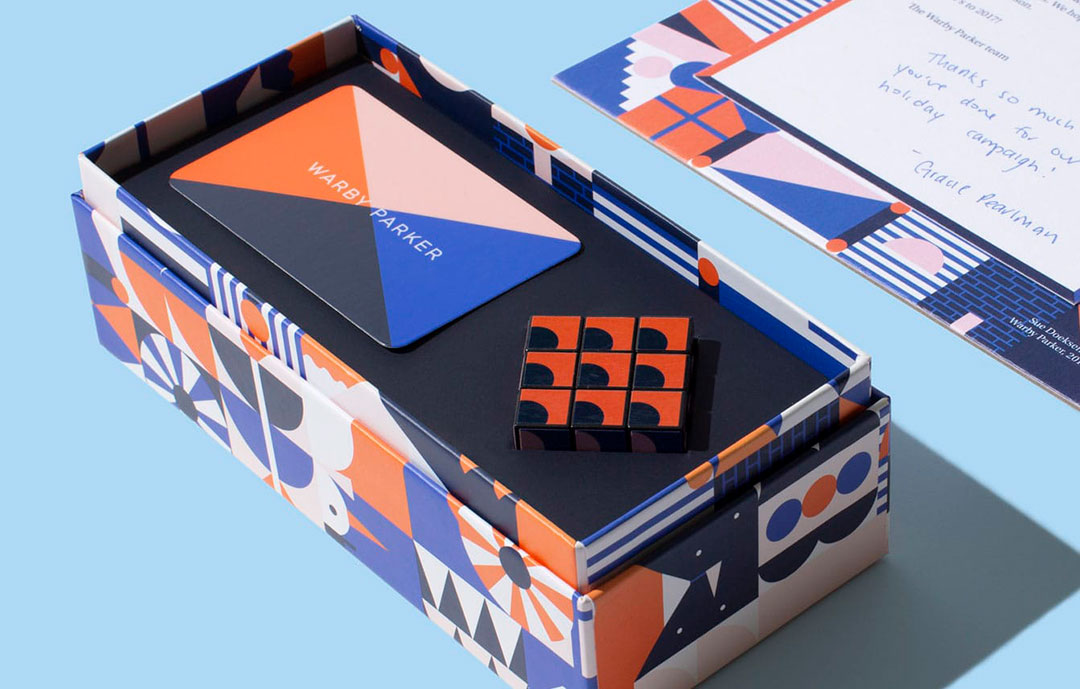 Custom Branded Rubik's Cube for Warby Parker Eyewear | DRIVe Marketing Group of Portland, Oregon